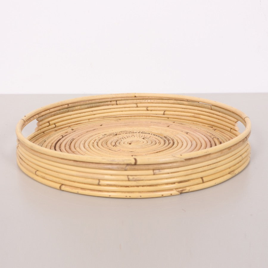 DOĞAL RATTAN VE BAMBU TEPSİ