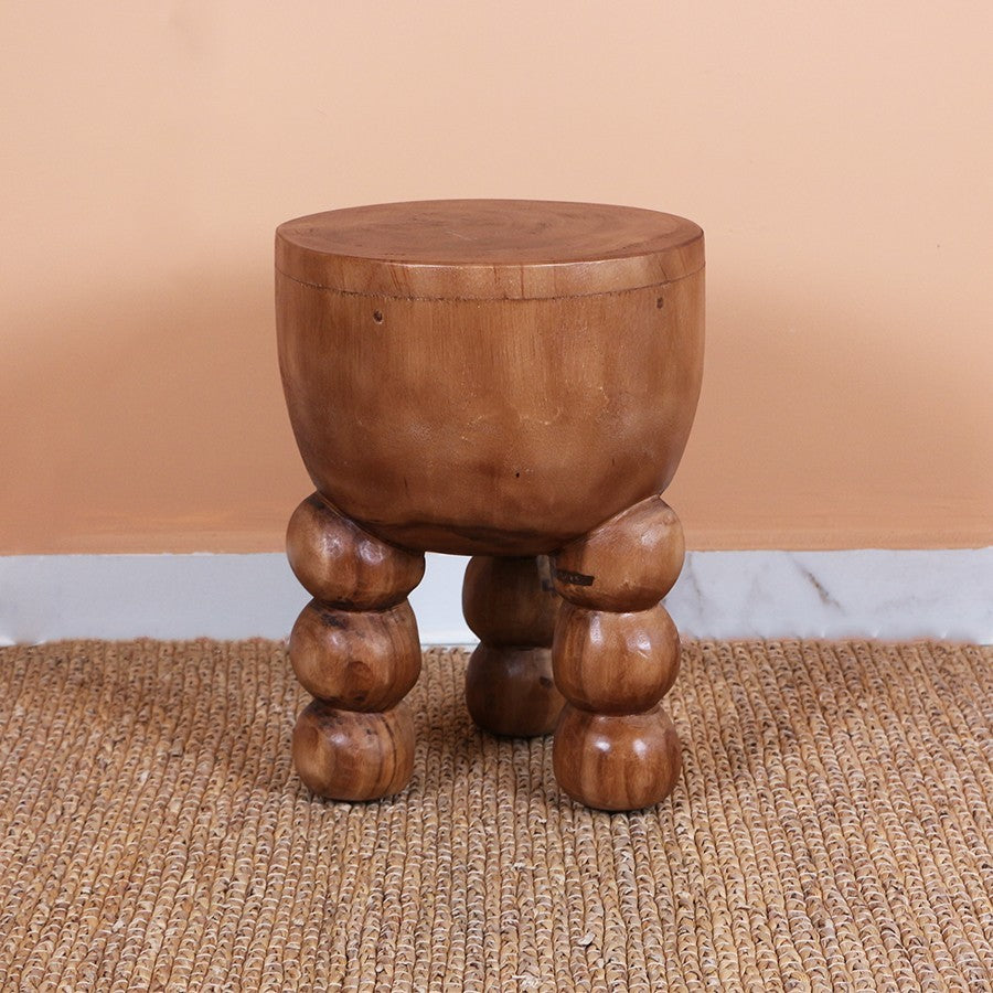 EL YAPIMI DOĞAL MUNGUR AĞACI SEHPA