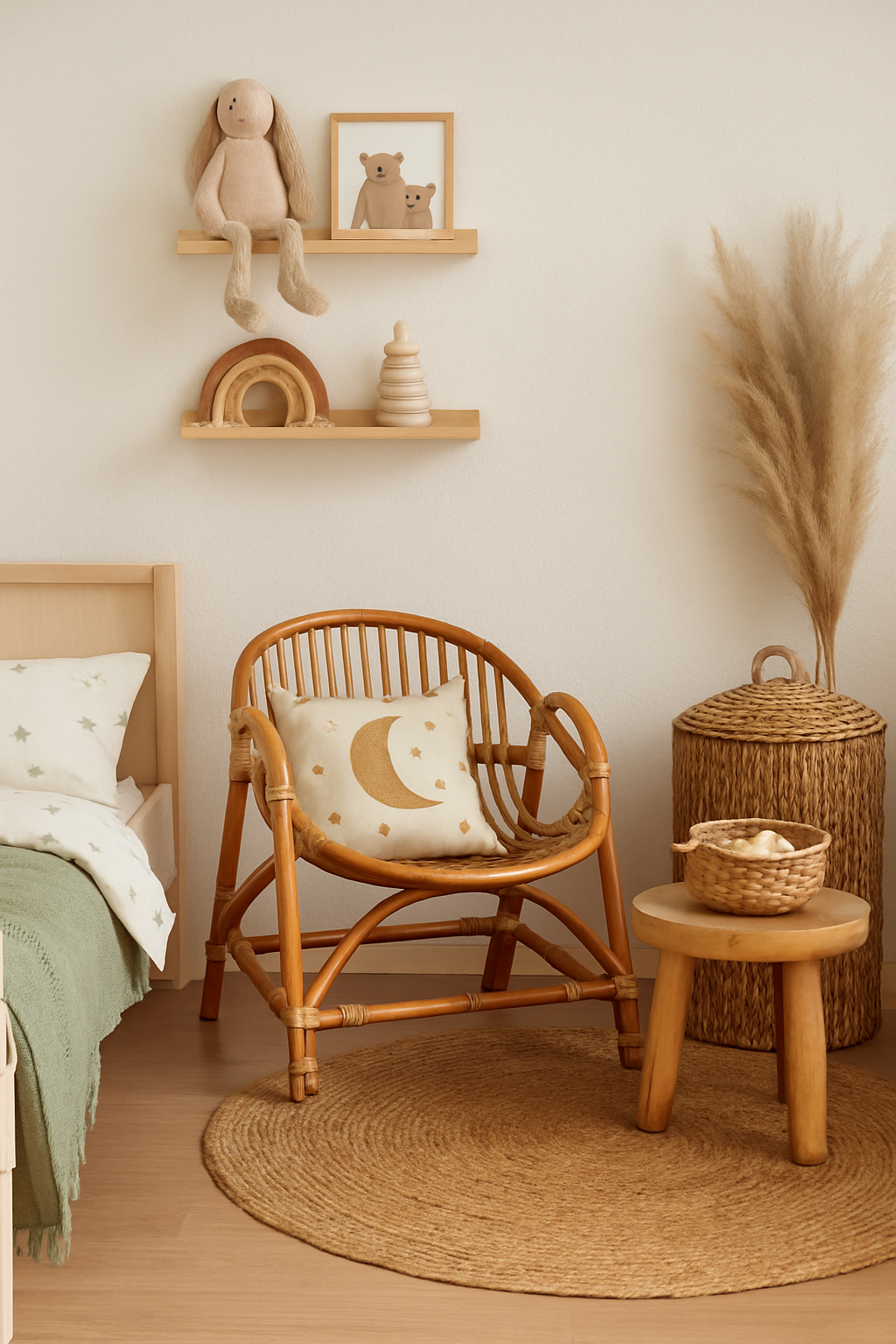 Lukka Rattan Çocuk Sandalyesi 68x55 cm