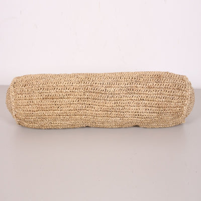 DOĞAL RAFYA SİLİNDİR KIRLENT (İÇ DOLGULU - 60x40 cm)