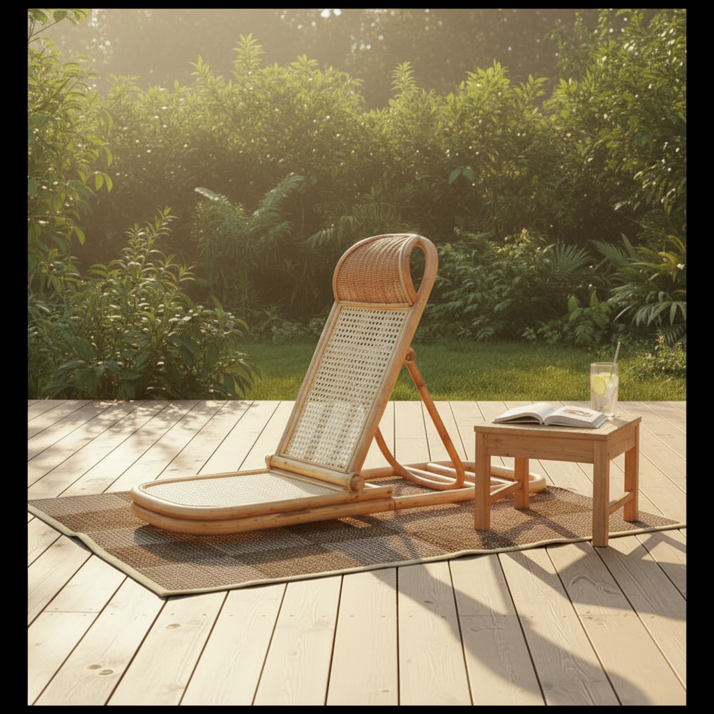 Lirun Rattan Şezlong